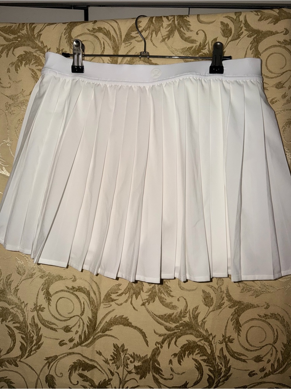 lululemon athletica White Pleated Skater Skirt